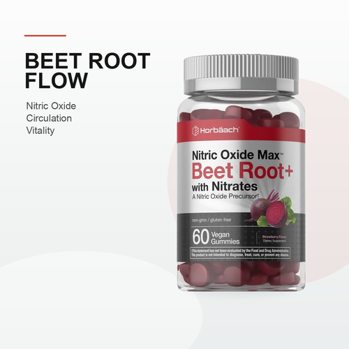 Horbaach Nitric Oxide Max Beet Root Gummies